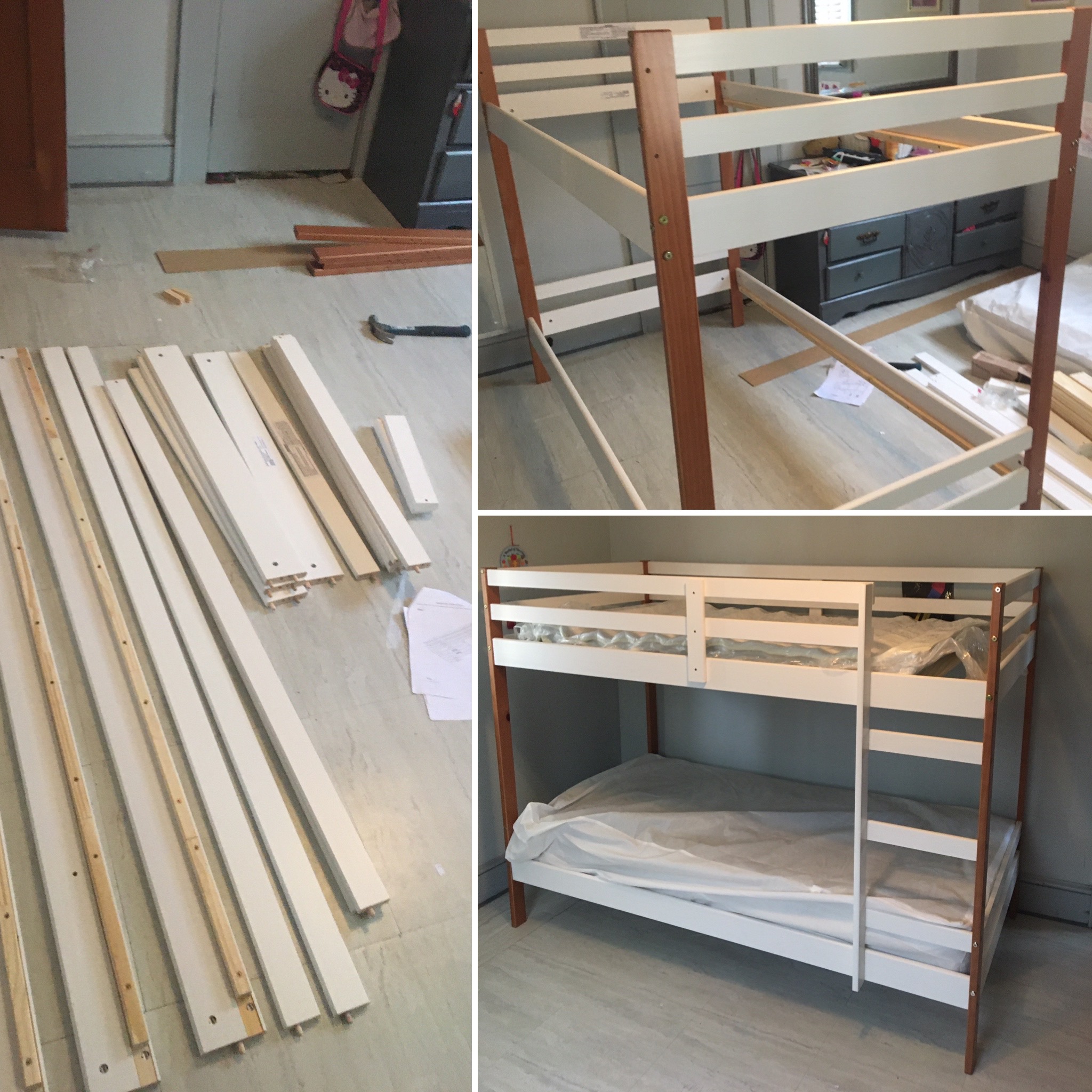 Completed a Bunkbed Assembly.