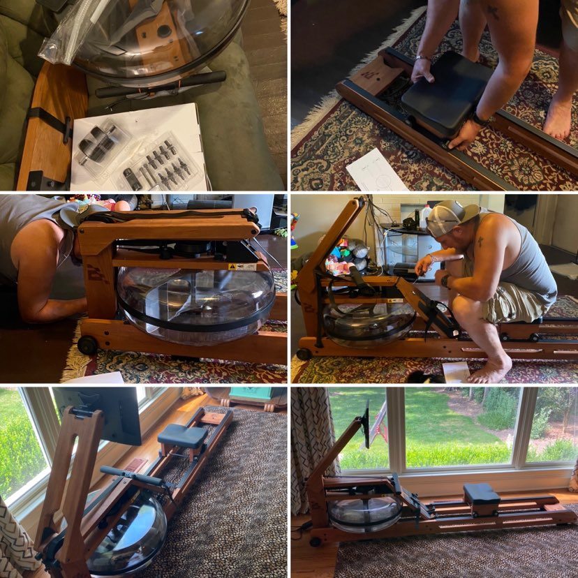 Assembling Fitness Equipment - Ergatta Rower