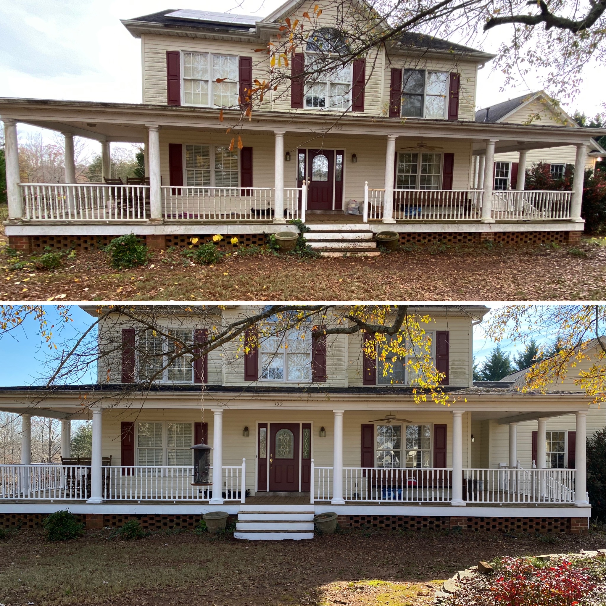 Pressure Wash & Paint Porch to get it market ready.