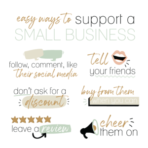 Ways to Support Small Business